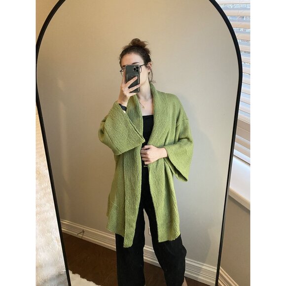 Unbranded 1X Green Cardigan - Picture 1 of 6